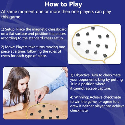 ABZ Magnetic Chess Game